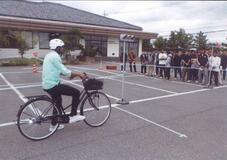 技能実習生に 自転車教室