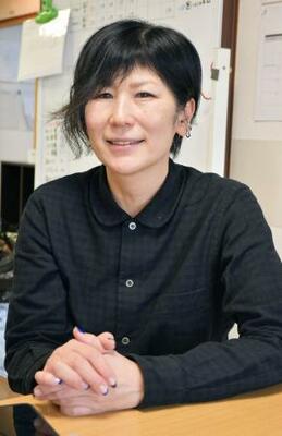 　ダルク女性ハウスの五十公野理恵子さん
