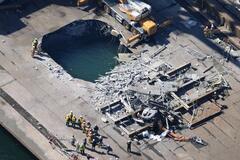 解体中に転落３人の死因判明