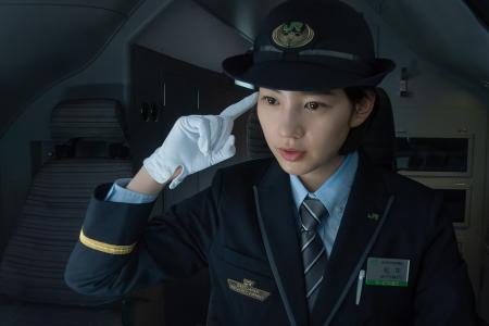 　Ｎｅｔｆｌｉｘ映画「新幹線大爆破」より。運転士の松本（のん）