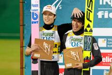 ジャンプ男子団体、日本は２位