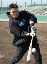 ソフトバンク山川が練習公開