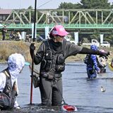 大田原に“鮎レディ”64人　女性限定の釣り大会　釣果ゼロでも参加者は笑顔