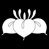 杜若の花 （かきつばたのはな）　〈植物紋　杜若〉