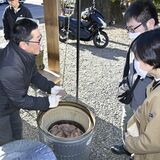 おイモ若きも楽しめる　茂木の八雲神社で焼き芋販売　町内の洞窟で熟成「甘さが凝縮」