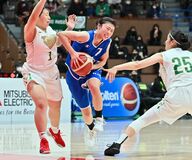 女子白鷗大準優勝　全日本大学バスケットボール