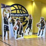 ブレックスホーム開幕　企業とタイアップ、街中を黄色に