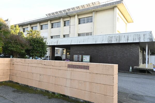 学校適正配置の優先順位が最も高い美田中学区にある寒川小