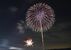 秋の夜空を彩った花火