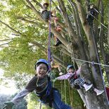 秋の自然や遊び満喫　真岡でアウトドアフェス　催し多彩、１万2000人来場