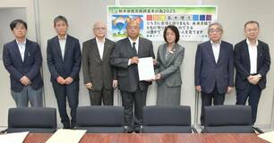 林業コース継続 県教委に要望書