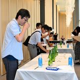 ５種類の地酒を飲み比べ　きき酒選手権栃木県予選、優勝の大垣さんら全国へ　酒蔵サミットには230人参加