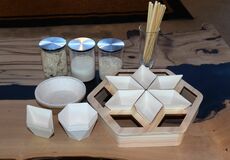 麻原料の紙器を商品化　プラスチックの代替品に