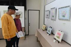 四季の草花描き作品展