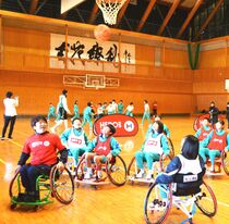 トップアスリートと交流　鹿沼