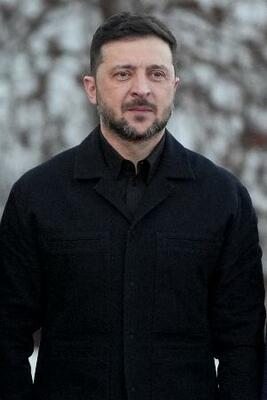 ウクライナのゼレンスキー大統領=2日、アイルランド・ダブリン(ゲッティ=共同)