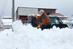 滋賀の湖東に「顕著な大雪情報」