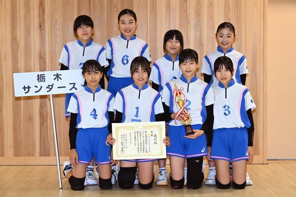 全国交流大会県予選会優勝のサンダース