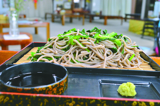 鹿沼ご当地グルメのニラそばは人気メニュー