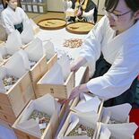 日光山輪王寺「節分会」へ福升作り がらまき復活「やっとにぎやかに」