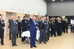 上三川町発展へ 町長ら１３０人乾杯