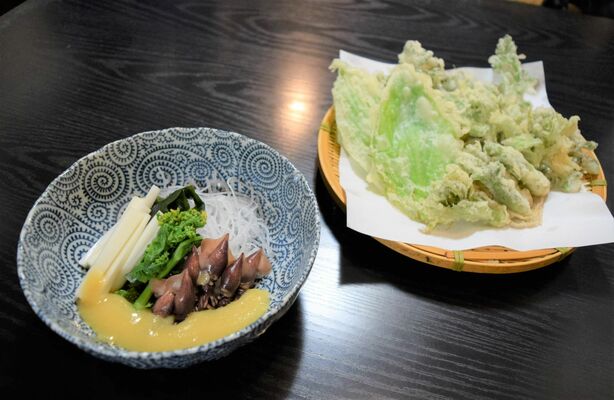 加盟店で提供されている春のメニュー