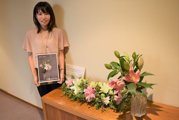 「ミヤリリー」としてブランド農産物に認定された市産のユリ