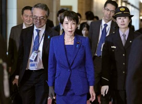 高市首相=25日、国会