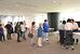会場に入る招待者＝23日午前、宇都宮市竹下町