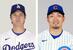 　ドジャースの大谷翔平、カブスの鈴木誠也（ゲッティ＝共同）