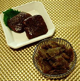 こんにゃくのステーキとさんしょう煮