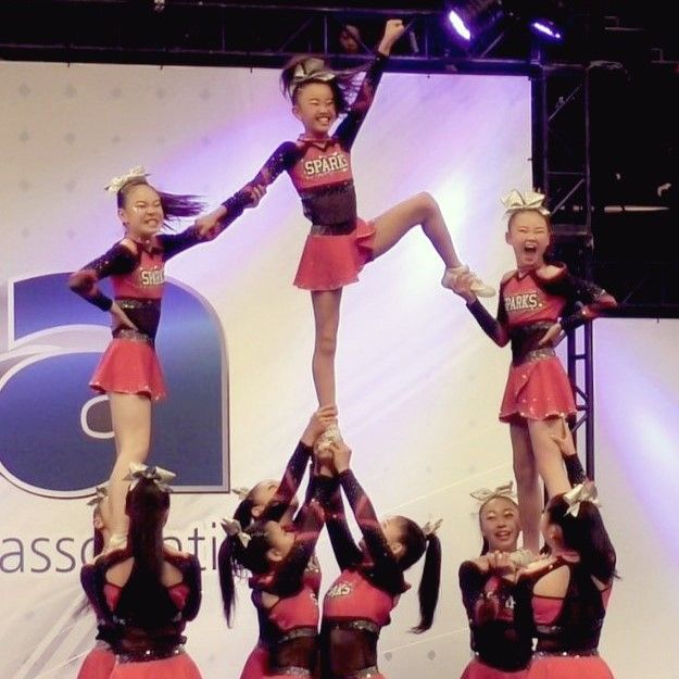 チア全国Vを市長に報告 「ドッペルスポーツクラブ」ジュニアメンバー