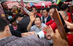 韓国統一選、接戦が増加