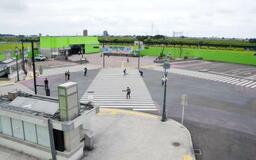 渋谷交差点再現セット閉鎖