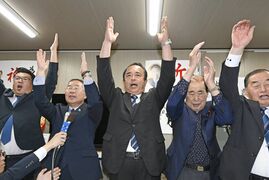 栃木市長選、初当選の琴寄氏「市民の声に寄り添う」　松本氏を圧倒も無効2000票超、…