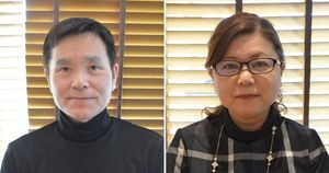 堀裕介さん(左)、智子さん