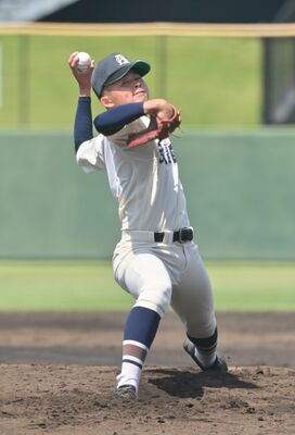 投手陣の柱として活躍が期待される文星付の渋谷