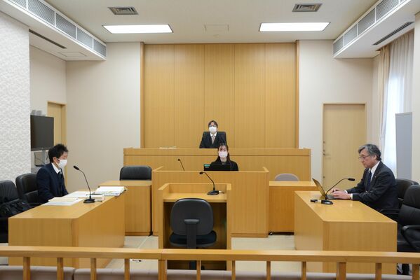 闇バイト関連の住居侵入未遂事件で開かれた判決公判＝１６日午前１０時２５分、真岡市荒町（代表撮影）