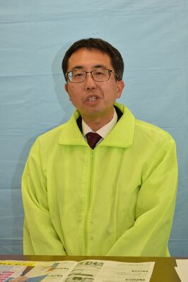 公約を発表する斎藤氏