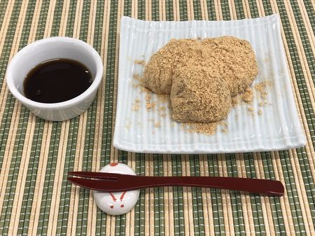 完成したモチモチ食感の和風もち