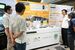 展示されているジオラマ模型＝２９日午前、宇都宮市役所