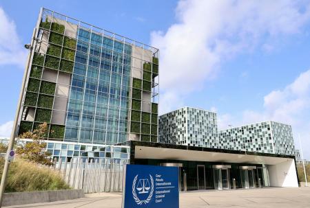 　オランダ・ハーグにある国際刑事裁判所（ＩＣＣ）＝１５日（共同）