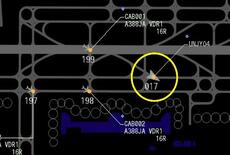 滑走路立ち入りの車両位置を把握