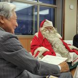 メリークリスマス！　フィンランドから公認サンタクロース　栃木県庁に初