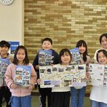 閉校しても自慢の場所残したい　日光・安良沢小児童８人がリーフレット作成