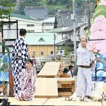 山あげ祭、リハーサルから熱気　那須烏山市街地