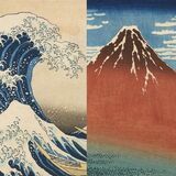 「神奈川沖浪裏」「凱風快晴」 “二大スター” ３日間限定共演　県立美術館「文晁と北斎」展