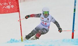 いわて国体スキー第３日　アルペン大回転