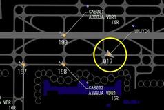 滑走路立ち入りの車両位置を把握