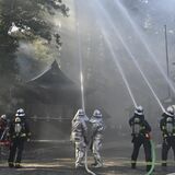 日光二荒山神社で合同の防火演習　世界遺産「日光の社寺」、火災から守り次世代へ